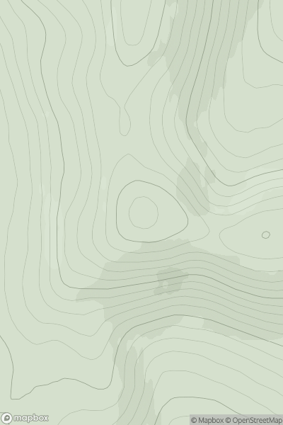 Thumbnail image for Ward Hill [Orkney Islands] [HY335080] showing contour plot for surrounding peak